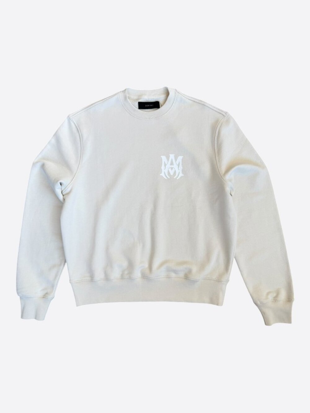 Amiri Beige MA Core Logo Sweater